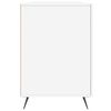 vidaXL Bureau Blanc brillant 140x50x75 cm Bois d'ing&eacute;nierie