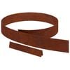 vidaXL Bordure de Pelouse 4 pcs Rouill&eacute; 450 x 0,05 x 10 cm