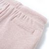 Short pour enfants avec cordon de serrage rose clair m&eacute;lang&eacute; 128