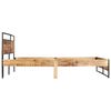 vidaXL Cadre de lit bois de manguier massif brut 200x200 cm