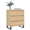 vidaXL Buffet Ch&ecirc;ne sonoma 60x35x70 cm Bois d'ing&eacute;nierie