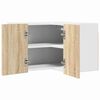 vidaXL Armoire suspendue Ch&ecirc;ne Sonoma et Blanc 57 x 57 x 40 cm