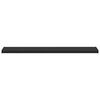 vidaXL Appui de fen&ecirc;tre Noir avec grain de bois 160 x 30 x 4,5 cm PVC