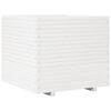 vidaXL Jardini&egrave;re blanc 80x80x72 cm bois de pin massif