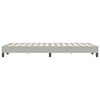 vidaXL Sommier &agrave; lattes de lit sans matelas gris clair 120x220cm