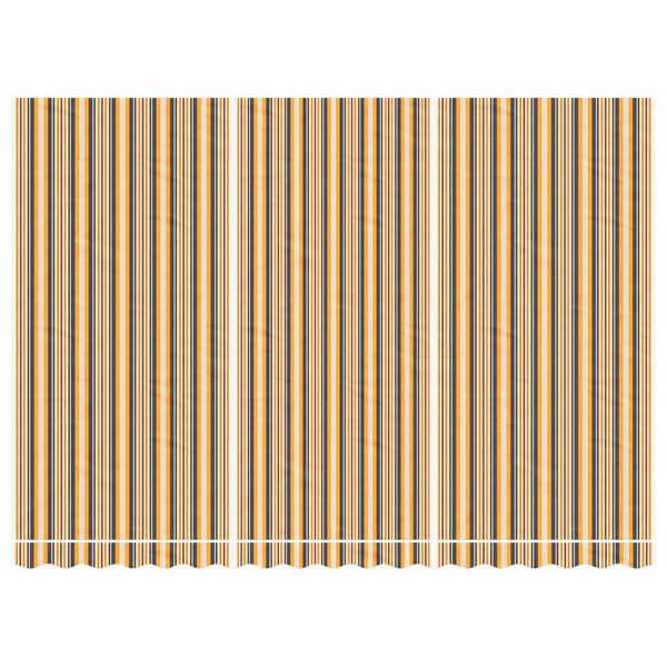 vidaXL Tissu de remplacement pour auvent rayures multicolores 4,5x3 m