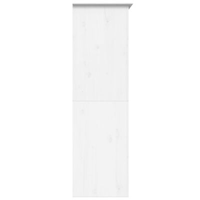 vidaXL Garde-robe BODO blanc 101x52x176,5 cm bois massif de pin