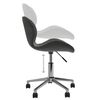 vidaXL Chaises pivotantes &agrave; manger lot de 4 Gris fonc&eacute; Velours