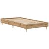vidaXL Cadre de lit sans matelas ch&ecirc;ne artisanal 90x190 cm