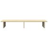 vidaXL Support de moniteur ch&ecirc;ne sonoma 100x27x15 cm bois d'ing&eacute;nierie
