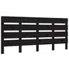 vidaXL Cadre de lit sans matelas noir 140x190 cm bois de pin massif