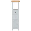 vidaXL Commode haute 26x26x94 cm Bois de ch&ecirc;ne massif