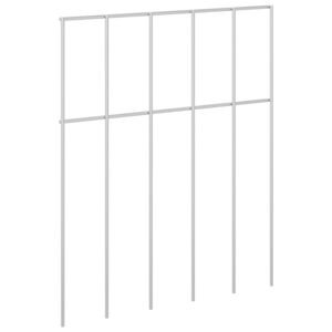 vidaXL Panneau de cl&ocirc;ture de jardin 12 pc 25 x 30 cm Acier galvanis&eacute;