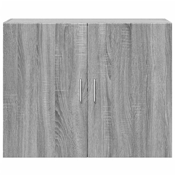 vidaXL Armoire murale sonoma gris 80x42,5x64 cm bois d'ing&eacute;nierie
