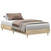 vidaXL Cadre de lit sans matelas chêne sonoma 100x200 cm