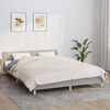 vidaXL Couverture lest&eacute;e Cr&egrave;me clair 200x220 cm 9 kg Tissu