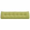 vidaXL Coussin de Dos Vert clair 180 x 24 x 50 cm tissu
