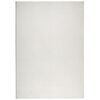 vidaXL Tapis IZA poils courts style scandinave cr&egrave;me 160x230 cm