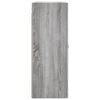 vidaXL Armoires murales 2 pcs sonoma gris bois d'ing&eacute;nierie