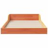 vidaXL Cadre de lit Brun cire 100 x 220 cm Pin massif