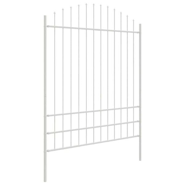 vidaXL Cl&ocirc;ture de jardin 3 pcs Blanc 170 x 225 cm