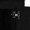 vidaXL Highboard Chêne noir 36 x 35,5 x 103,5 cm Bois d'ingénierie