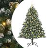 vidaXL Sapin de No&euml;l artificiel Vert 210 cm PVC, plastique et acier