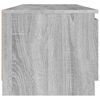 vidaXL Meuble TV Sonoma gris 140x40x35,5 cm Bois d'ing&eacute;nierie