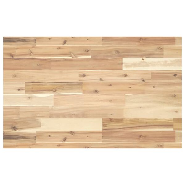 vidaXL Dessus de table rectangulaire 140x50x4 cm bois massif d'acacia