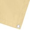 vidaXL &Eacute;cran de balcon Sable 110 x 500 cm Tissu Oxford