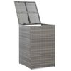 vidaXL Abri de poubelle simple Anthracite 76x78x120 cm R&eacute;sine tress&eacute;e