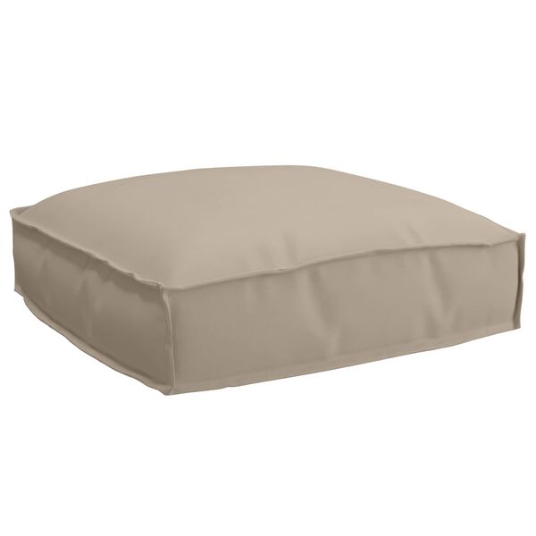 vidaXL Coussin Taupe 50 x 50 x 12 cm Tissu Oxford