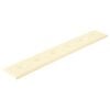 vidaXL T&ecirc;te de lit murale 12 pcs Cr&egrave;me 90 x 15 cm Simili cuir