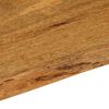 vidaXL Dessus de table 120x60x2,5 cm bord vivant bois massif manguier