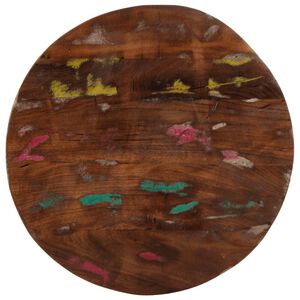 vidaXL Dessus de table &Oslash; 40x3,8 cm rond bois massif de r&eacute;cup&eacute;ration