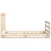 vidaXL Cadre de lit sans matelas avec t&ecirc;te de lit 100x200 cm