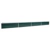 vidaXL Lit sur&eacute;lev&eacute; de jardin Acier galvanis&eacute; 600x80x45 cm Vert