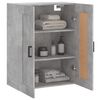 vidaXL Armoire murale gris b&eacute;ton 69,5x34x90 cm bois d'ing&eacute;nierie