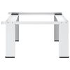 vidaXL Socle pour machine &agrave; laver Blanc