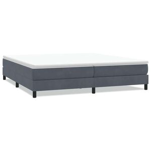 vidaXL Sommier &agrave; lattes de lit sans matelas gris fonc&eacute; 200x210cm