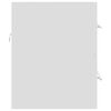 vidaXL Ensemble de meubles salle de bain 2 pcs blanc bois d'ing&eacute;nierie
