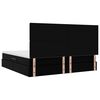 vidaXL Lit de Rangement Noir 200 x 200 cm Cuir synth&eacute;tique