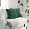 vidaXL Coussins de canap&eacute; 2 pcs Vert fonc&eacute; 50 x 50 cm