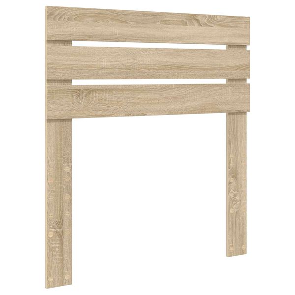 vidaXL T&ecirc;te de lit Ch&ecirc;ne Sonoma 75 cm Bois d'ing&eacute;nierie