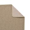 vidaXL Tapis de couloir aspect sisal sable 80x400 cm