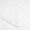 vidaXL Serviette Invit&eacute; SOLUND Blanc Coton