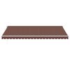 vidaXL Auvent manuel r&eacute;tractable marron 500x350 cm