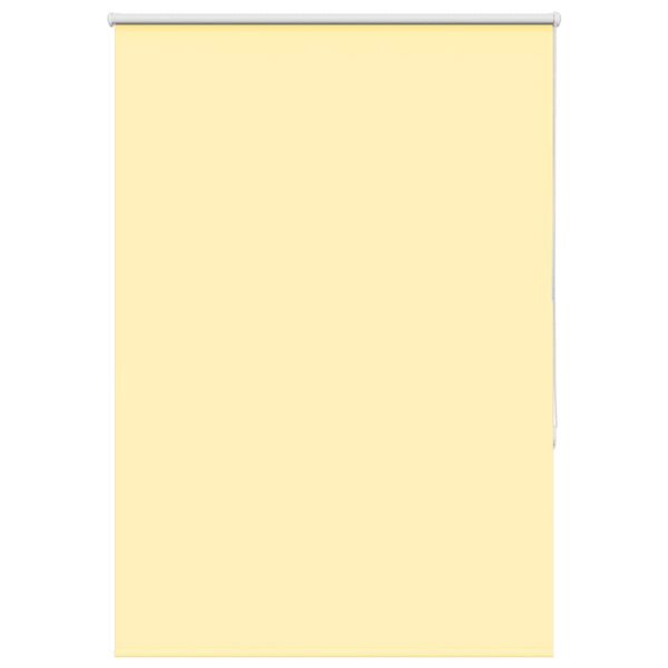 vidaXL Store enrouleur occultant jaune largeur du tissu 90,7 cm