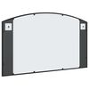 vidaXL Miroir mural noir 100x60 cm arche fer