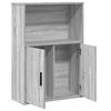 vidaXL Biblioth&egrave;que sonoma gris 60x24x85 cm bois d'ing&eacute;nierie